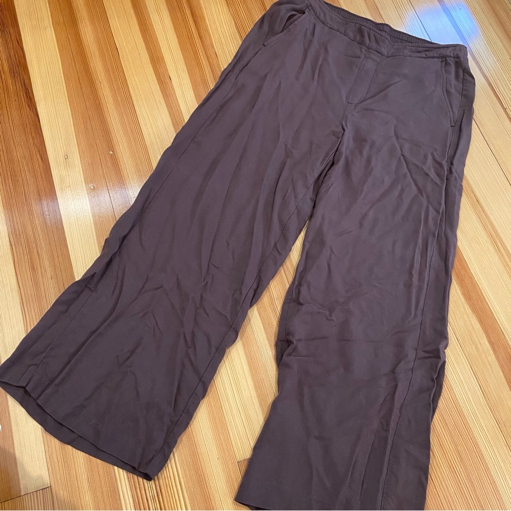 Old Navy Taupe High-Rise Wide-Leg Pants